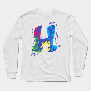 Letter H Long Sleeve T-Shirt